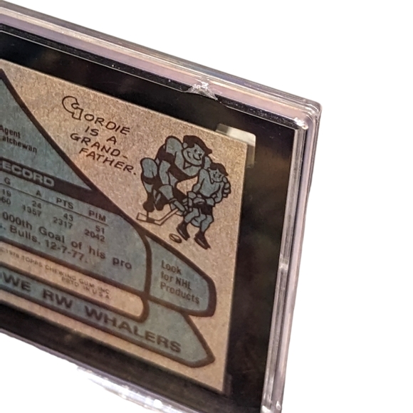 1979-80 Gordie Howe Collector Card Graded 8 out of 10 Hockey Vintage Sports - Picture 3 of 6